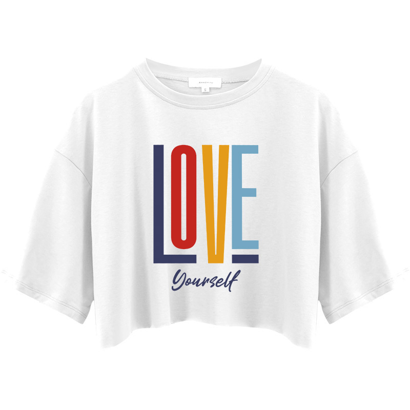 Tokyocanvas LOVE Yourself Crop Top