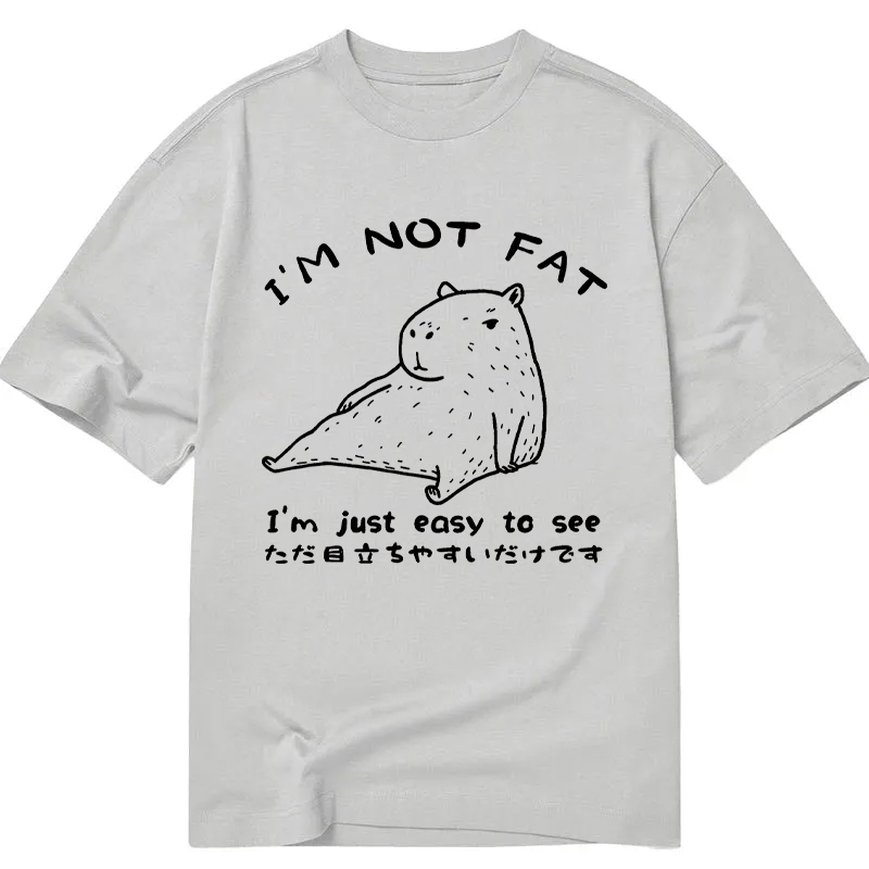 Tokyocanvas Capybara Fat Just Easy to See Classic T-Shirt