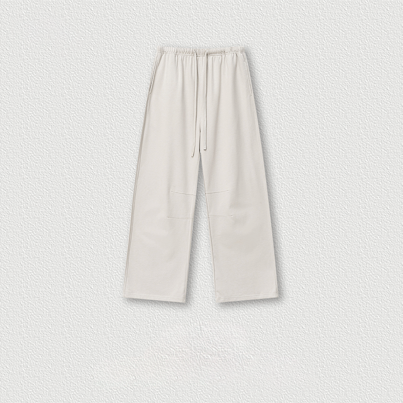 Tokyocanvas Classic Minimalist Curved Sweatpants