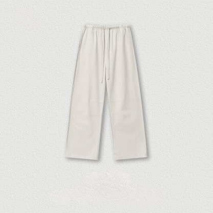 Tokyocanvas Classic Minimalist Curved Sweatpants