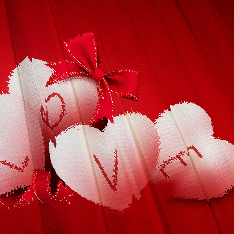 Tokyocanvas Valentine's Day LOVE Heart Casual Ugly Sweatshirt