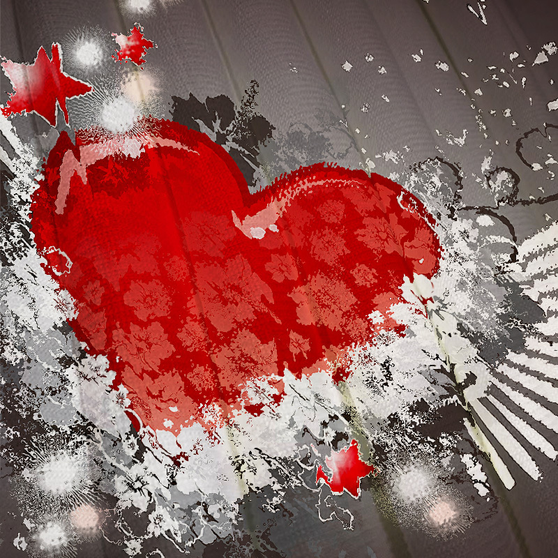 Tokyocanvas Valentine's Day Flying Heart Casual Ugly Sweatshirt