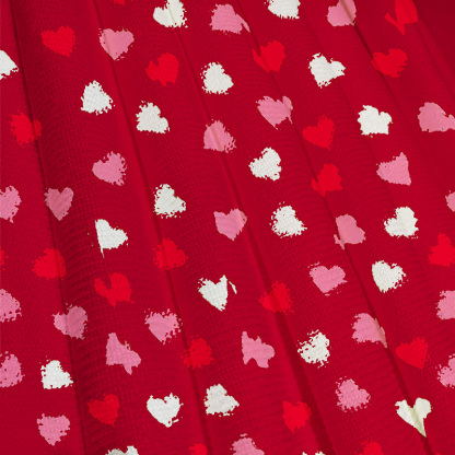 Tokyocanvas Valentine's Day Little Pink Hearts Casual Ugly Sweatshirt