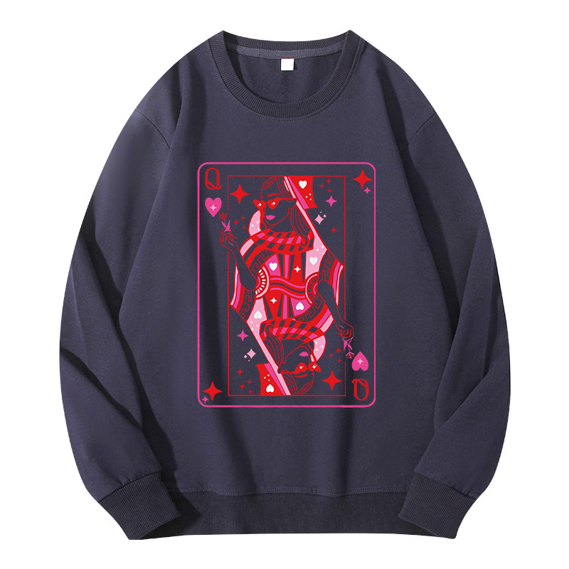 Tokyocanvas Queen of Hearts Valentine Classic Sweatshirt