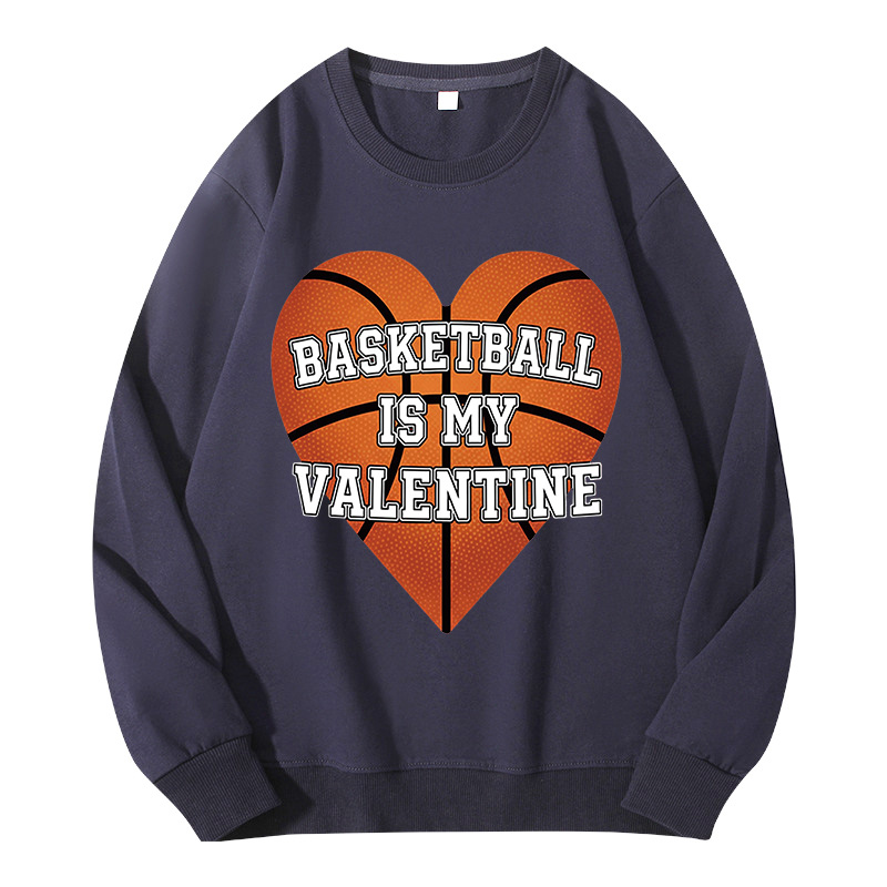 Tokyocanvas Heart Basketball Valentine Classic Sweatshirt