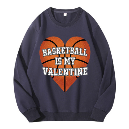 Tokyocanvas Heart Basketball Valentine Classic Sweatshirt