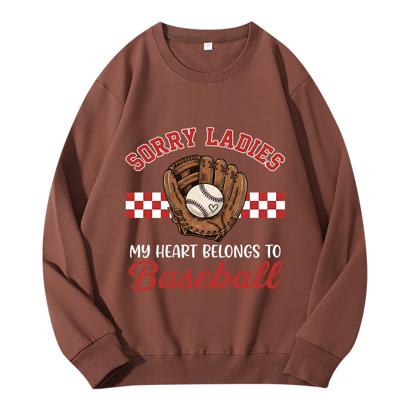 Tokyocanvas Funny Baseball Valentine Classic Sweatshirt