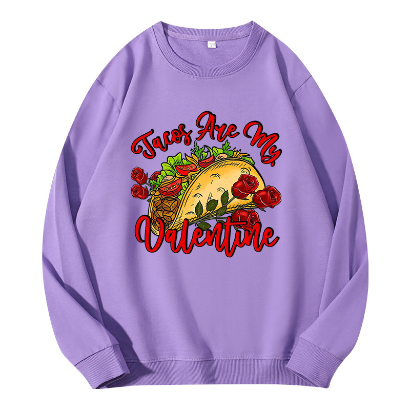 Tokyocanvas Tacos Are My Valentine Classic Sweatshirt