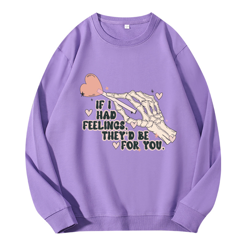 Tokyocanvas Skeleton Valentines Day Classic Sweatshirt