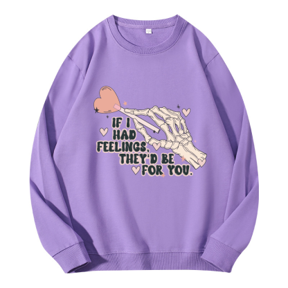 Tokyocanvas Skeleton Valentines Day Classic Sweatshirt