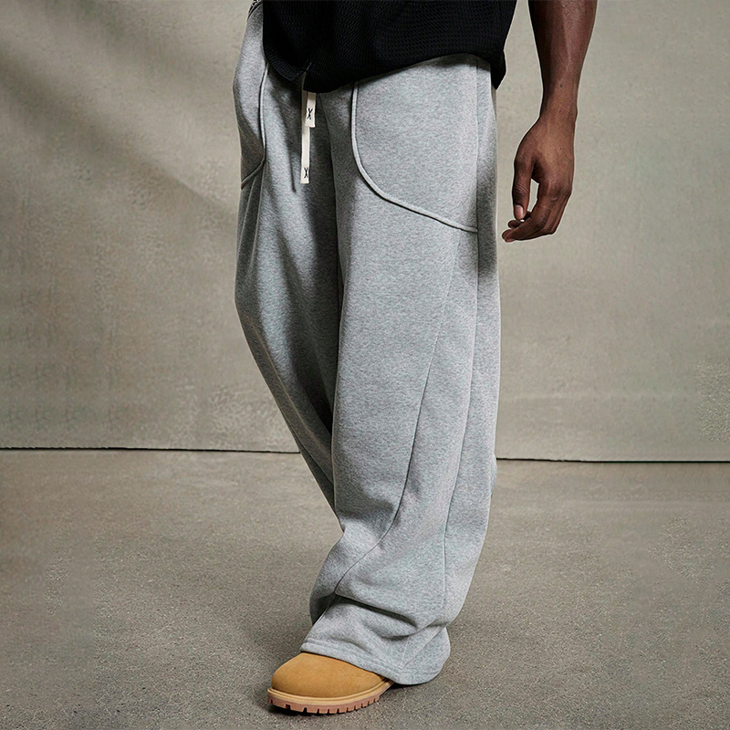 Tokyocanvas Simple Large Pocket Sweatpants