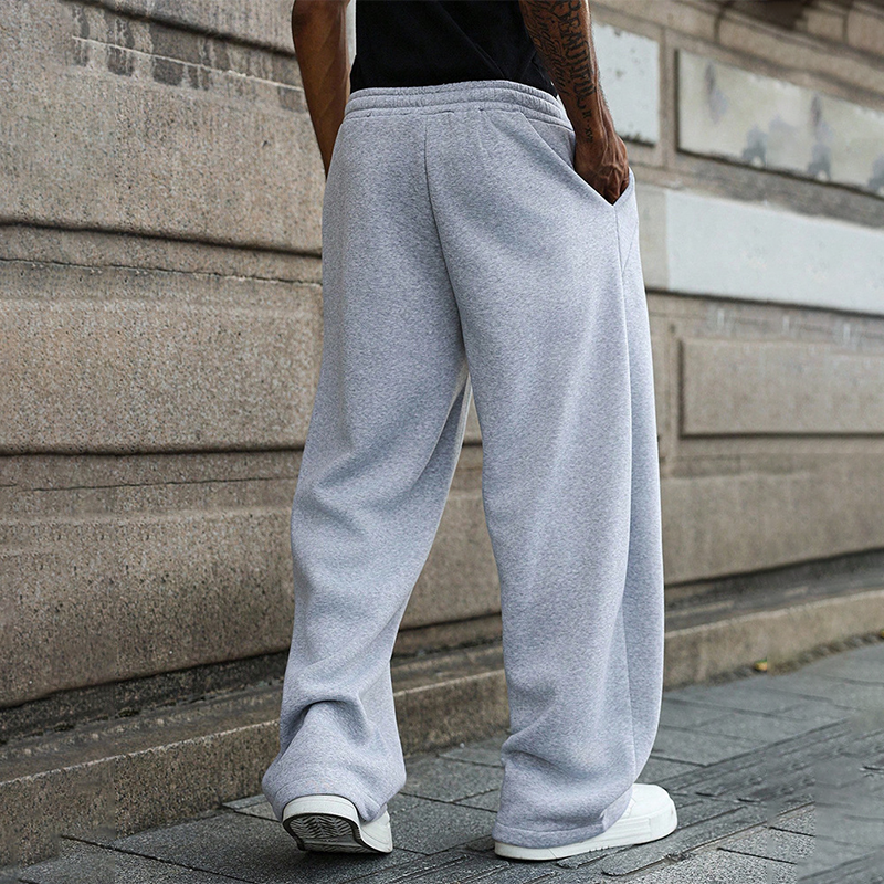 Tokyocanvas Simple Solid Color Sweatpants