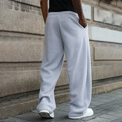 Tokyocanvas Simple Solid Color Sweatpants