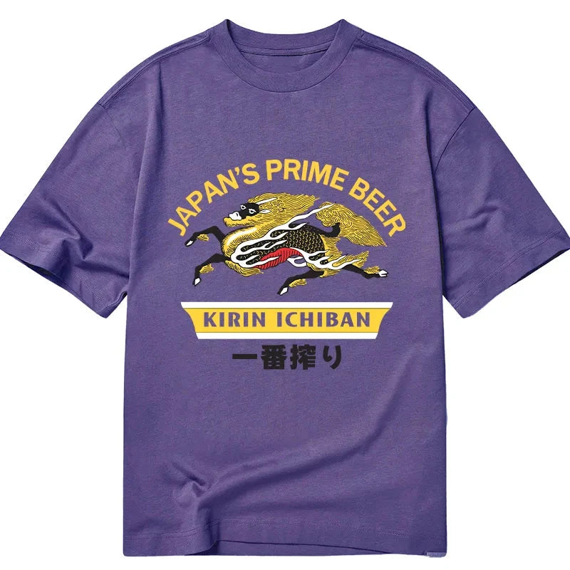 Tokyocanvas Kirin Ichiban Beer Logo Japanese Classic T-Shirt