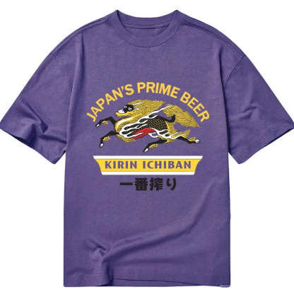 Tokyocanvas Kirin Ichiban Beer Logo Japanese Classic T-Shirt