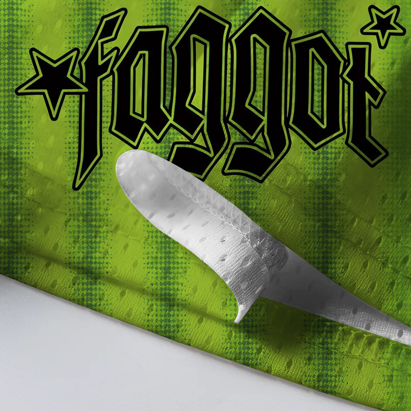 Tokyocanvas Faggot Stars Pride Mesh Jersey