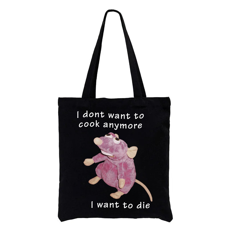 Tokyocanvas I Don't Want To Cook Anymore Tote Bag