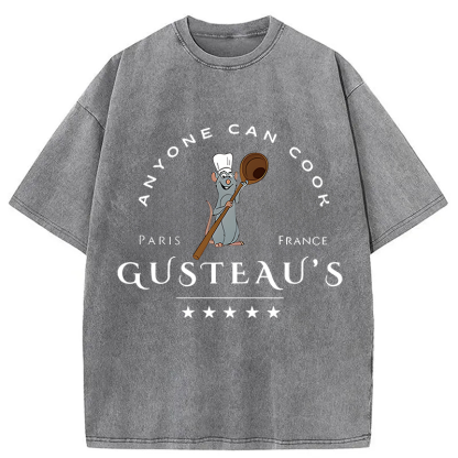 Tokyocanvas Anyone Can Cook Washed T-Shirt