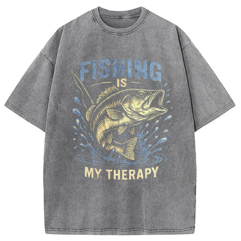 Tokyocanvas Funny Fisherman Washed T-Shirt