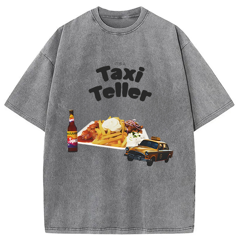 Tokyocanvas It's a Taxi Teller Washed T-Shirt
