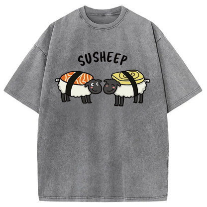 Tokyocanvas Susheep Washed T-Shirt