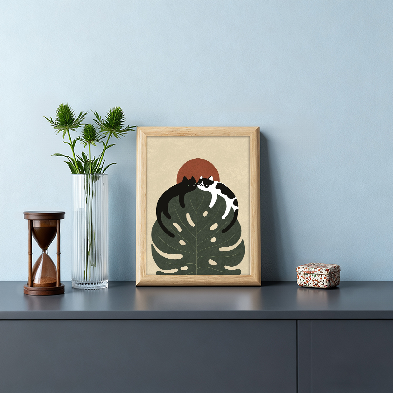 Tokyocanvas Cat Lover Framed Art Print