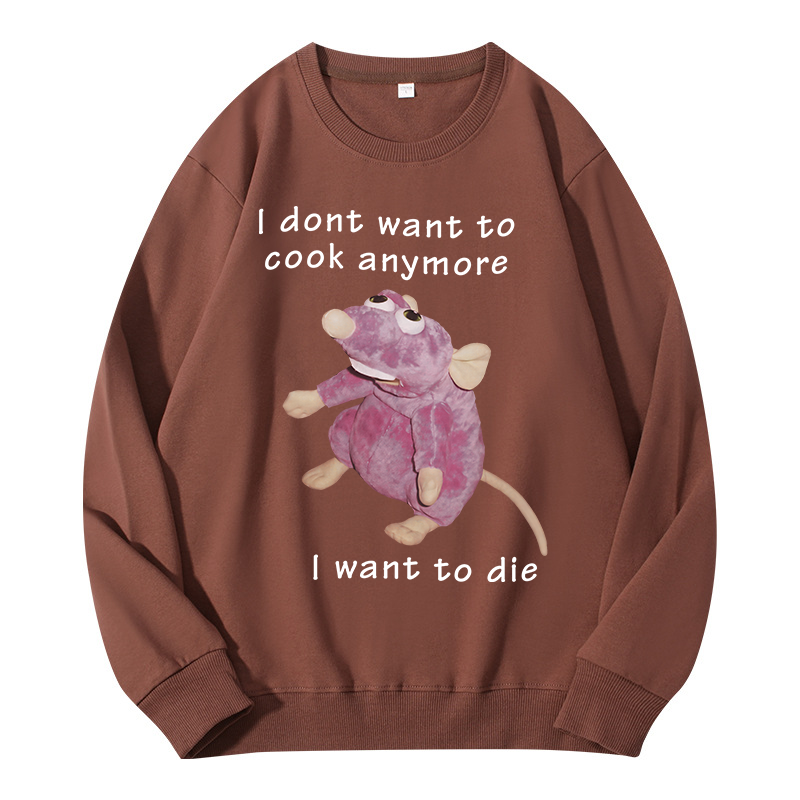 Tokyocanvas I Don't Want To Cook Anymore Classic Sweatshirt
