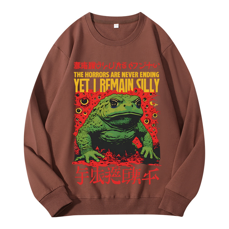 Tokyocanvas The Horrors Are Never Ending Classic Sweatshirt