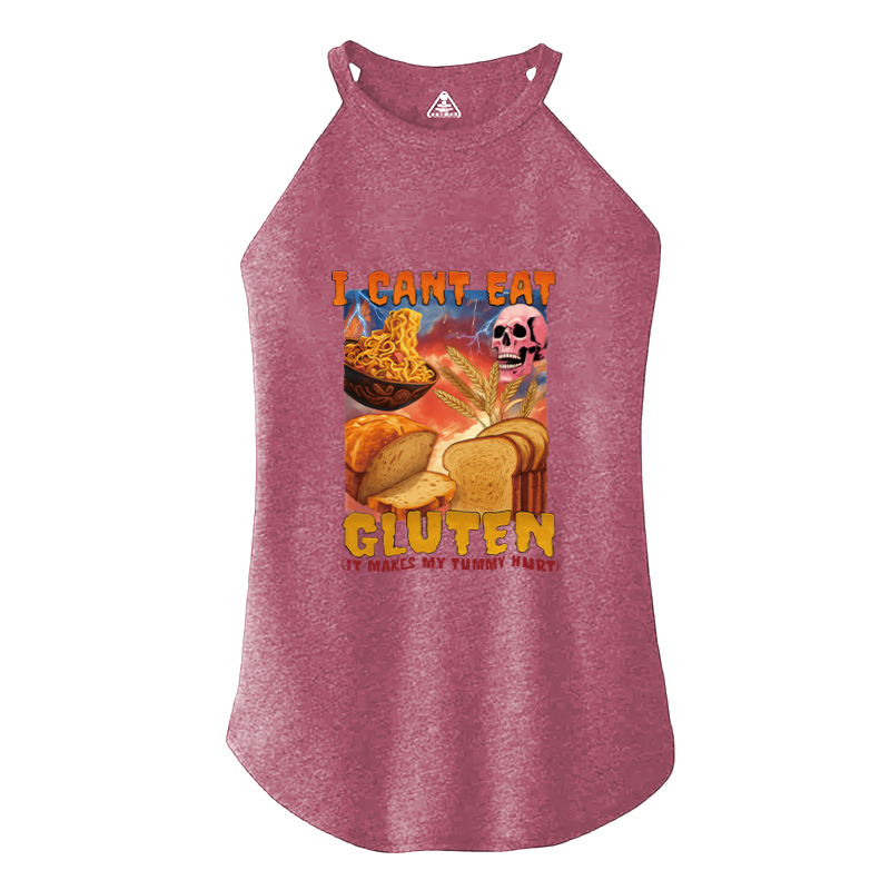 Tokyocanvas I Can't Eat Gluten Funny Meme Cotton Tank