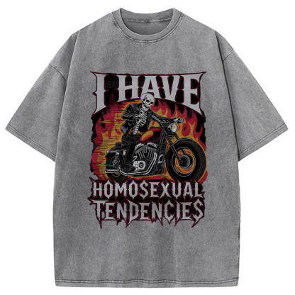 Tokyocanvas I Have Homosexual Tendencies Washed T-Shirt