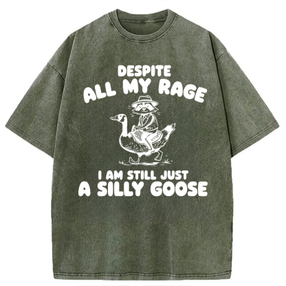 Tokyocanvas A Silly Goose Washed T-Shirt