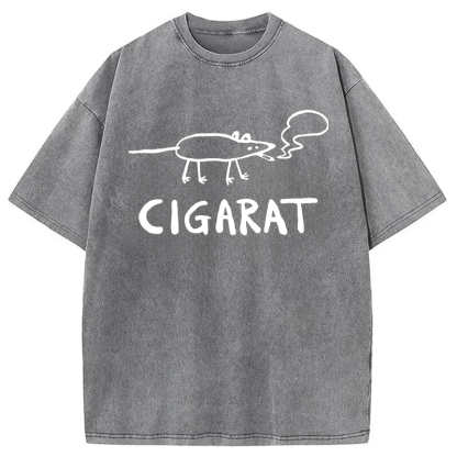 Tokyocanvas CIGARAT Washed T-Shirt