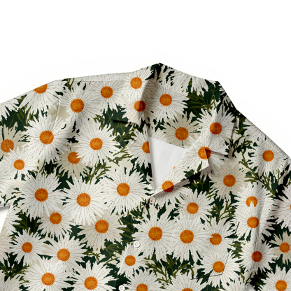 Tokyocanvas Daisy Meadow Bloom Hawaiian Shirt