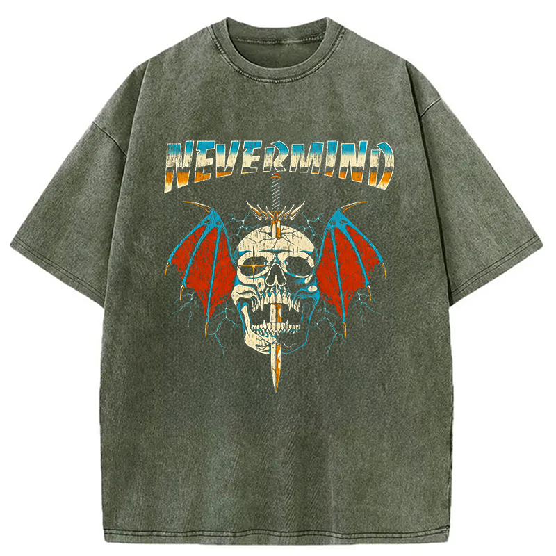 Tokyocanvas Nevermind Washed T-Shirt