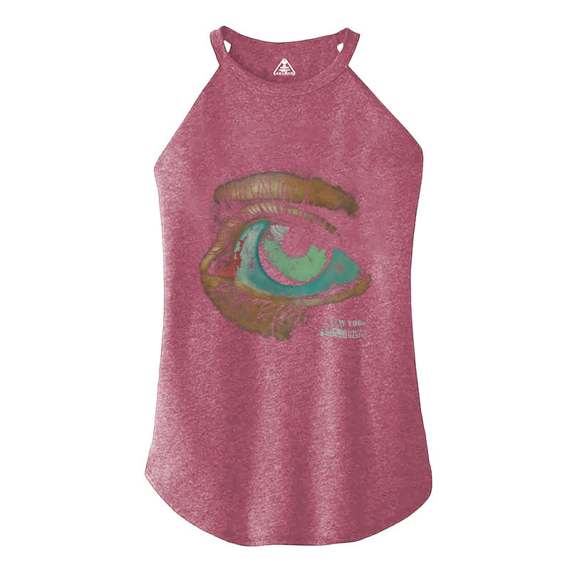 Tokyocanvas Vintage Fashion Eye Cotton Tank