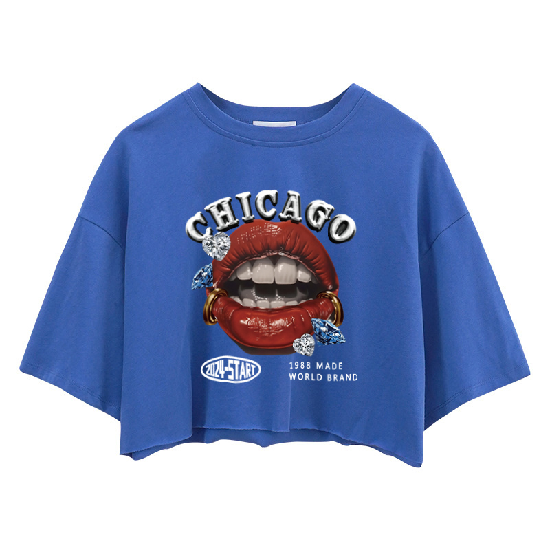 Tokyocanvas Chicago 1988 Made World Brand Crop Top