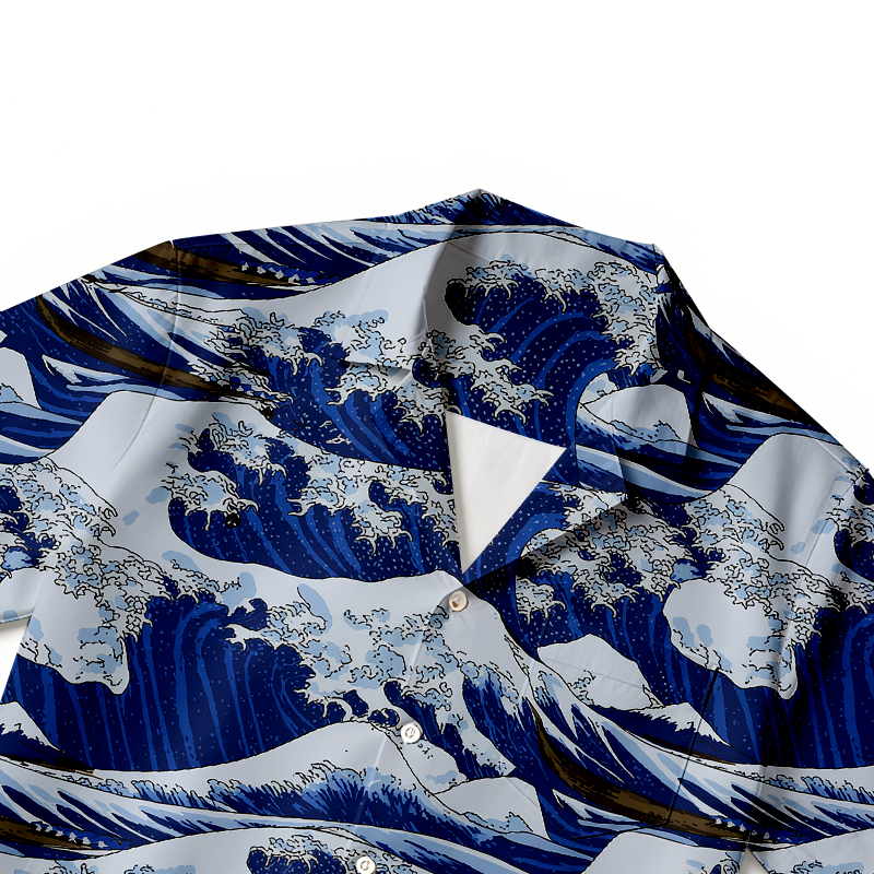 Tokyocanvas Japanese Ukiyo-e Hawaiian Shirt
