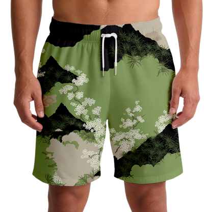 Tokyocanvas Spring Flower Swim Short