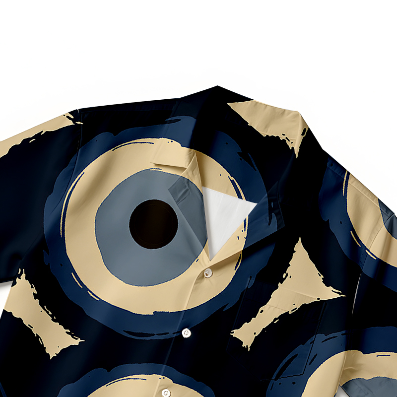 Tokyocanvas Nomad Ring Canvas Hawaiian Shirt