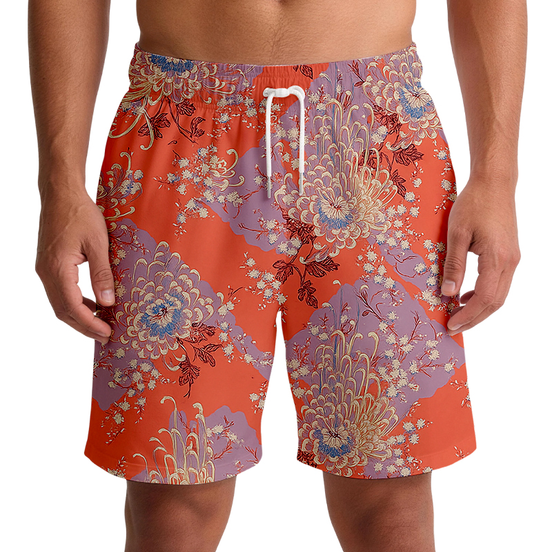 Tokyocanvas Royal Flower Swim Short