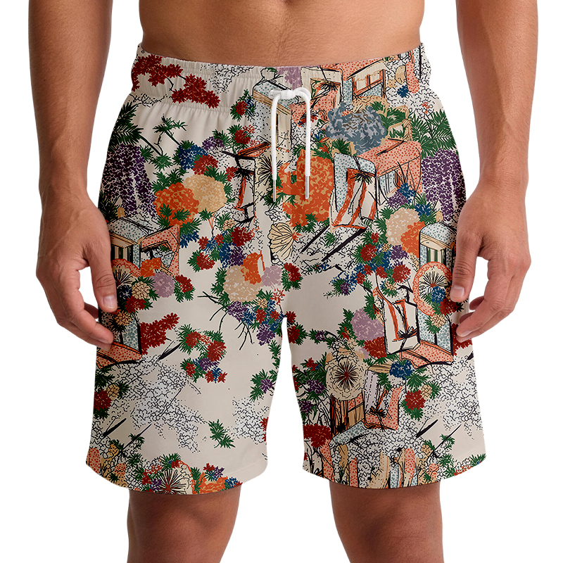 Tokyocanvas Goshoguruma Swim Short