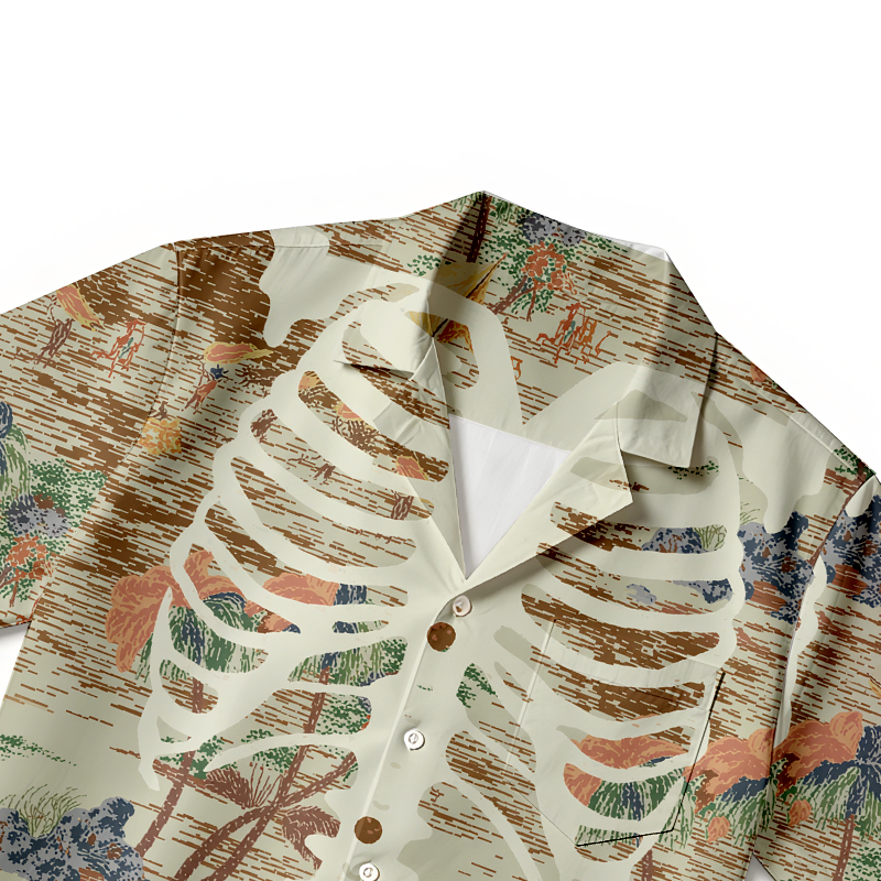 Tokyocanvas BONE  Hawaiian Shirt