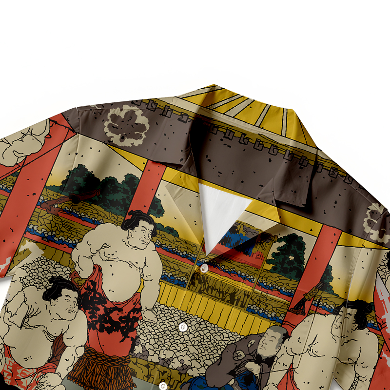 Tokyocanvas Sumo Entering The Ring Hawaiian Shirt