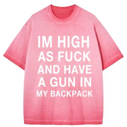 Tokyocanvas Im High Gradient Washed T-Shirt