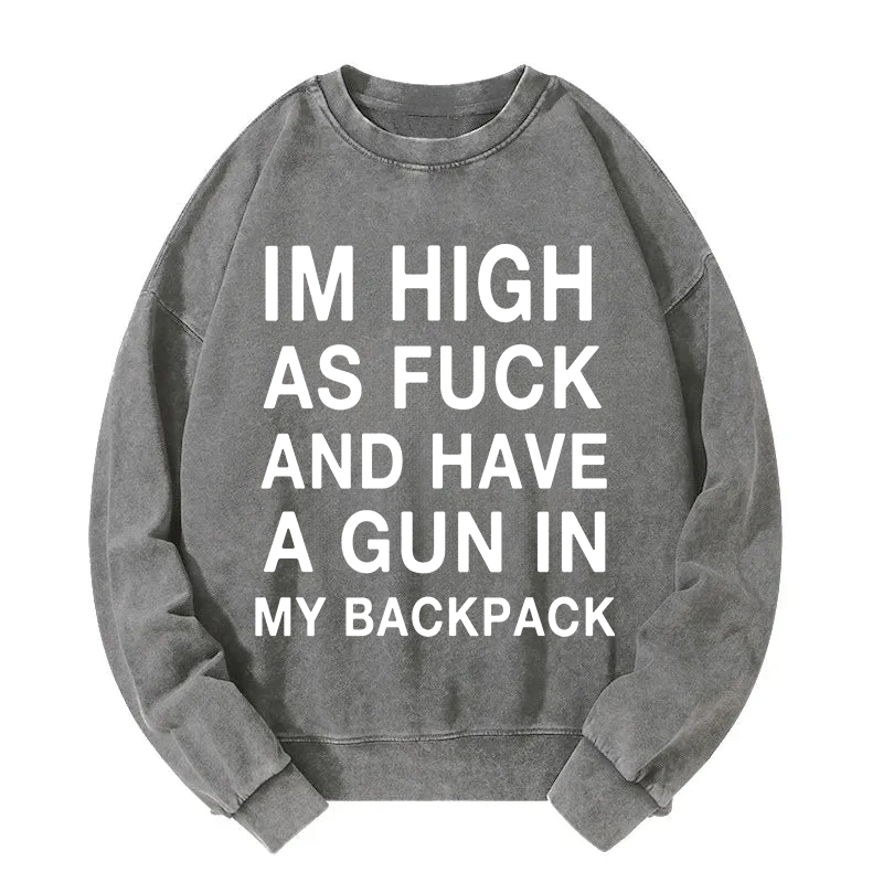 Tokyocanvas Im High Washed Sweatshirt