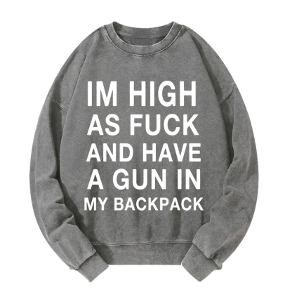 Tokyocanvas Im High Washed Sweatshirt