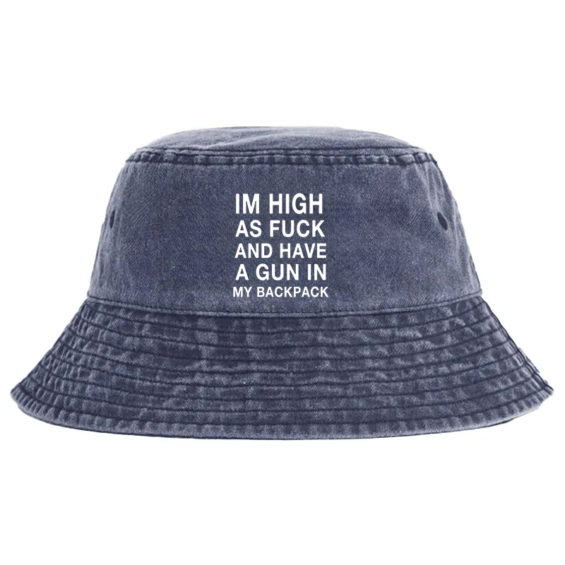 Tokyocanvas Im High Washed Bucket Hat