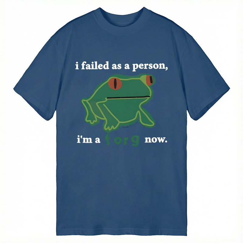 Tokyocanvas I Failed As A Person Funny Frog Meme Classic T-Shirt