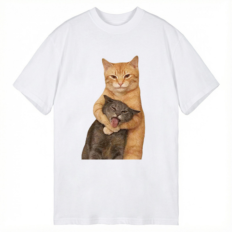 Tokyocanvas Fighting Cat Meme Classic T-Shirt