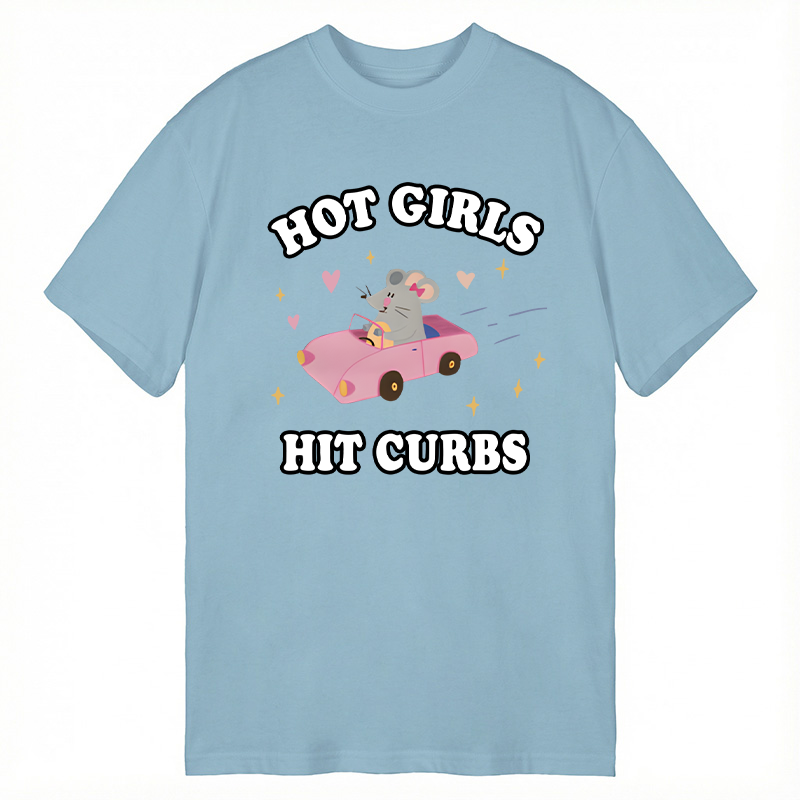 Tokyocanvas Hot Girls Hit Curbs Classic T-Shirt